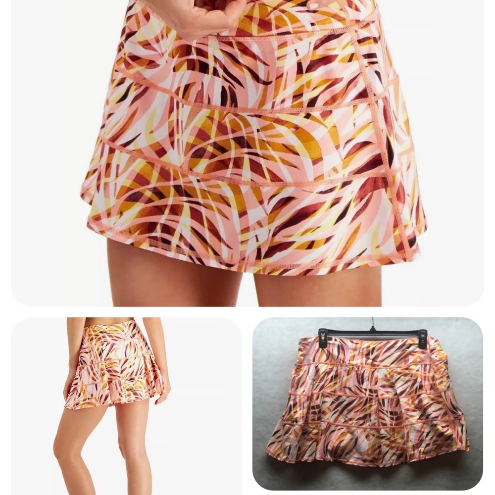 NWT IDEOLOGY Performance Printed Tiered
Skort Size XSmall